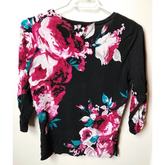 Flowered Cardigan from White House Black Market - Picture 3 of 4